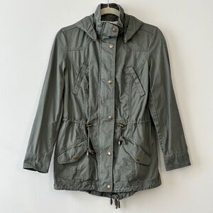 Style & Co. Olive Green Hooded Jacket